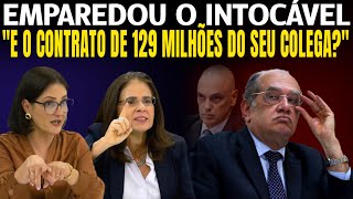 GILMAR MENDES ENTROU EM PÂNICO! Foi Encurralado ao vivo sobre o Contrato de R$ 129 Milhões