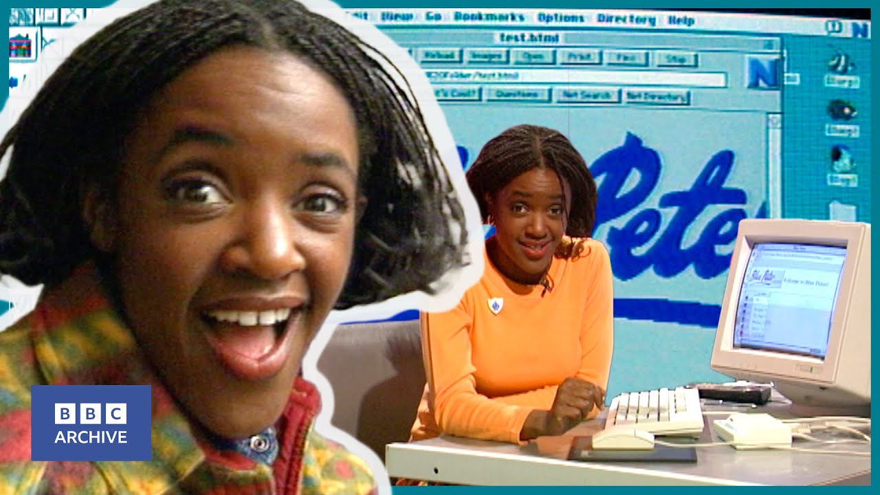 1995 : BLUE PETER discovers the INTERNET | Retro Tech | BBC Archive - YouTube