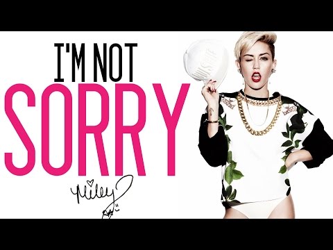 Miley Cyrus || I'm Not Sorry {Watch In HD}