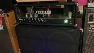 Video thumbnail for Verellen Model V - 200W Sunn Model T Clone - High Gain Clip - Dunwich Series One by Ted Bizon