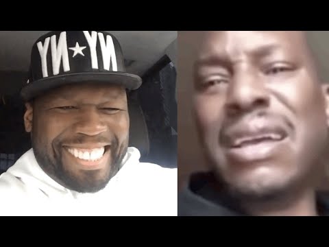 50 Cent REACTS To Tyrese Crying On IG Live " You Broke Coca Cola Kid"