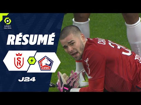 Resumen de Stade de Reims vs Lille Jornada 24