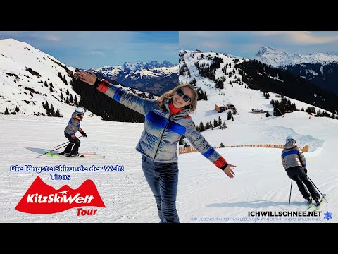 Tinas KitzSkiWelt-Tour: 95 Pistenkilometer & 17352 Höhenmeter talwärts.
