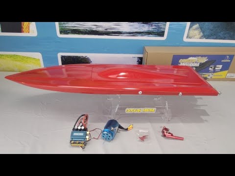 Oxidean Marine Dominator Mono Gelcoat Red Rc Boat