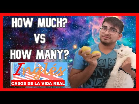 ¿Cómo utlizar HOW MANY y HOW MUCH?