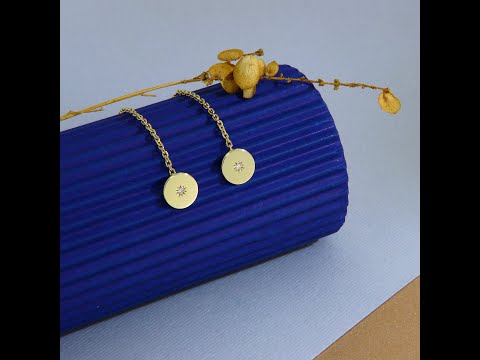 Cercei Aur Galben 14k Cercuri Diamante Naturale