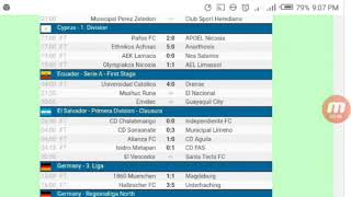 Today's football fixtures and LiveScore results from LiveScore cz official HD video 2020