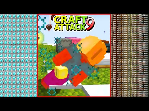 Stacks of slides? Bought the shop EMPTY?! & Killed Clym 100 times! - Minecraft Craft Attack 9 #85