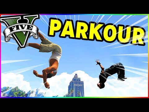 PARKOUR - GTA V ONLINE CORRIDAS - BACKSLOCK (FACECAM)