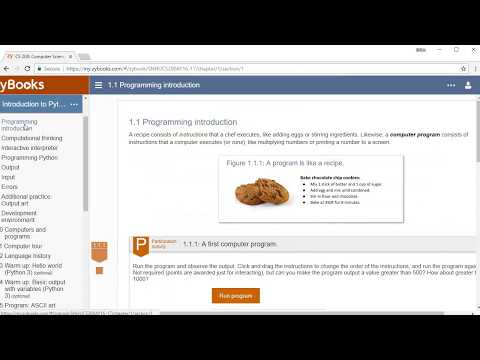 Zybook Access Key