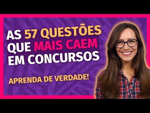 🔴 As 57 QUESTÕES de Língua Portuguesa que MAIS CAEM em CONCURSOS PÚBLICOS!