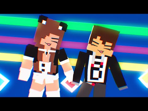ALBATROZ DANCE MEME | Bagas Craft Boy And Bagas craft Girl | MINECRAFT ANIMATIONS