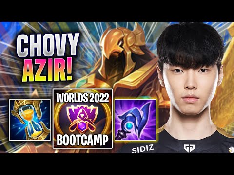 CHOVY IS A MONSTER WITH AZIR! - GEN Chovy Plays Azir MID vs Akali! | Bootcamp 2022