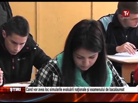 Cand vor avea loc simularile evaluarii nationale si examenului de bacalaureat