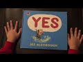 Reading Kids Book Yes by Jez Alborough