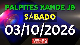 PALPITE DIA 03/10/2026 | JOGO DO BICHO TODAS AS LOTERIAS 