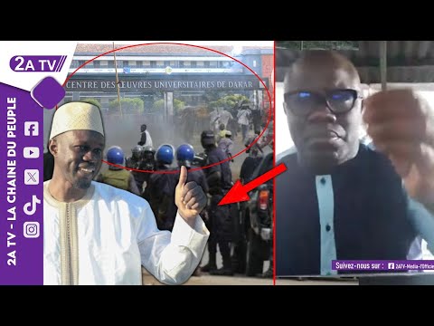 M@nifestation des étudiants, SONKO à l'UCAD ?: Ahmed AIDARA