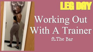 I Got Trained By Another Personal Trainer And He Absolutely Destroyed My Legs | Leg Day + Cardio