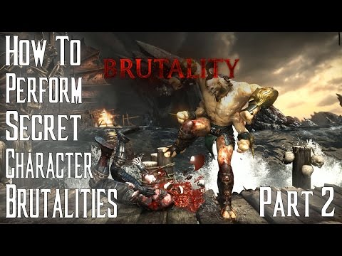 Kombat Tips - How to perform Secret Character Brutalities (Part 2)