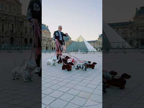 Leaving Couture-week with ALL the dogs #ThomBrowne #mensfashion  #couture #paris #fashion