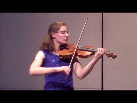 Promotional video thumbnail 1 for Sarah Gripp Violinist