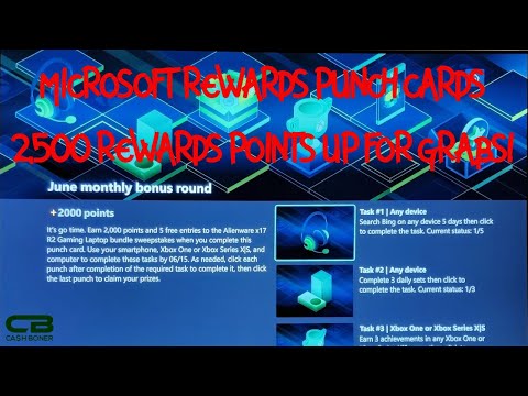 Microsoft Rewards Top 10 & June 2022 Monthly Bonus Round Punch Cards & Xbox Game Pass Review!