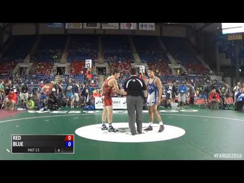 160 lb r1, Anthony Mantanona, CA vs Brian Roche, FL