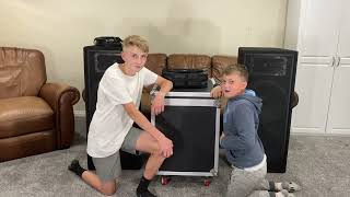 Video thumbnail for JBL Pro 15 inch Dual Speaker Unboxing: JRX225 JRX200 2000 Watt Review by Harman Samsung Audio by OHLR