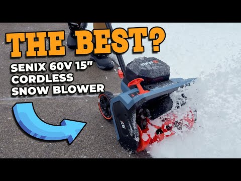 Best Snow Blower 2025? | Senix 60V Snow Blower Review
