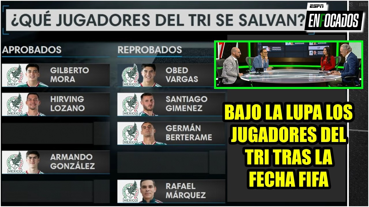 ¡RAFA MÁRQUEZ, REPROBÓ! GIL MORA es la luz al final del túnel de la SELECCIÓN MEXICANA | Enfocados