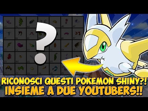 Riesci A Riconoscere Questi Pokemon Shiny?! - Sfida Impossibile Con 2 Youtubers!!