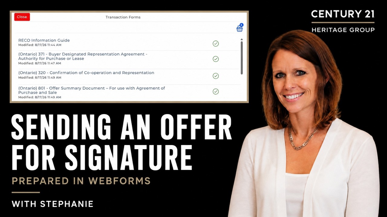 Sending an offer prepared in Webforms for signature in Authentisign, OR Digisign