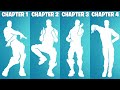 Evolution of Fortnite BATTLEPASS DANCES & Emotes!