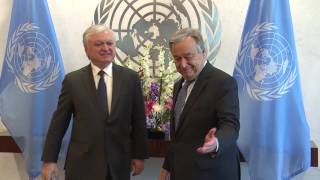 Встреча министра иностранных дел Армении с Генеральным секретарем ООН