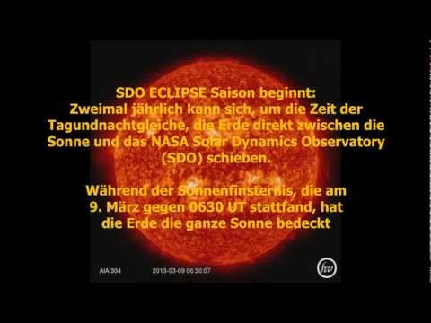 Zusammenfassung der Sonnenaktivität vom 09.03.2013