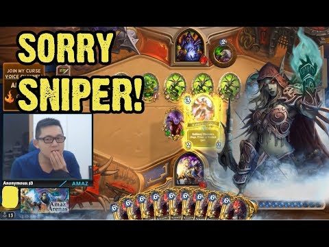 Amaz 12 wins Arena with Priest - Sorry SNIPER!
