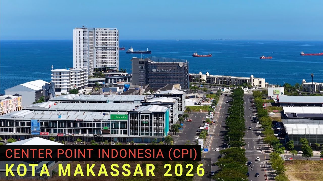 Drone Kota Makassar 2026, Center Point Indonesia (CPI)