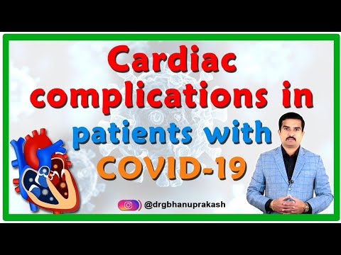 What are the major cardiac complications in patients with COVID-19? And how often do they occur?