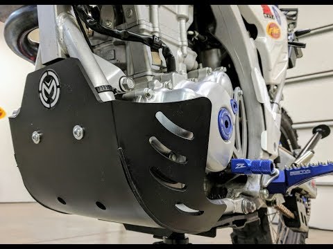 Yamaha WR250R Moose Plastic Skidplate Review