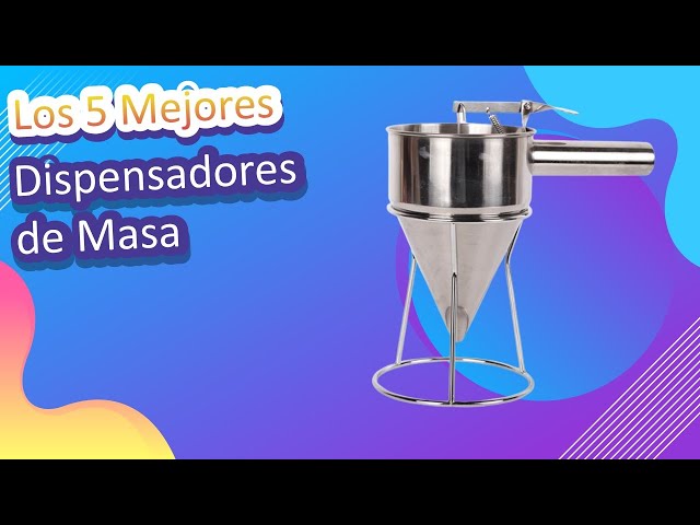 Vídeo relacionado con Acero Inoxidable Dispensador de Masa 1200ml, Dosificador de Masa para Panqueques, Dispensador de Masa con Soporte, Soporte y 4 Boquillas Diferentes para Panqueques