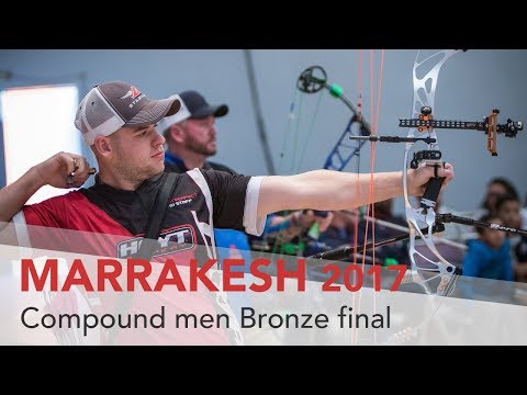 Reo Wilde v Mike Schloesser [no sound] – compound men’s bronze final | Marrakesh 2017