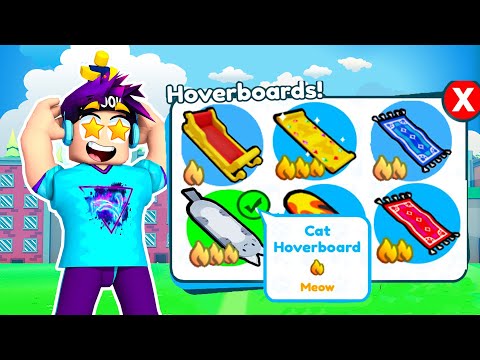 HoW tO gEt ThE CAT HOVERBOARD?! Pet Simulator X