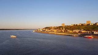 Панорама Нижнего Новгорода / Вид на Стрелку фото