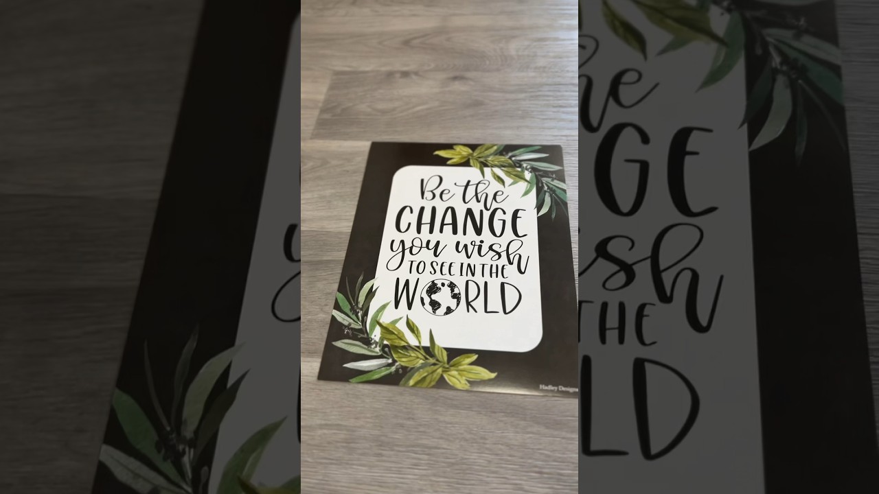 Enhance Your Classroom with Motivational Posters | Bulletin Board Decorations & Growth Mindset #ad