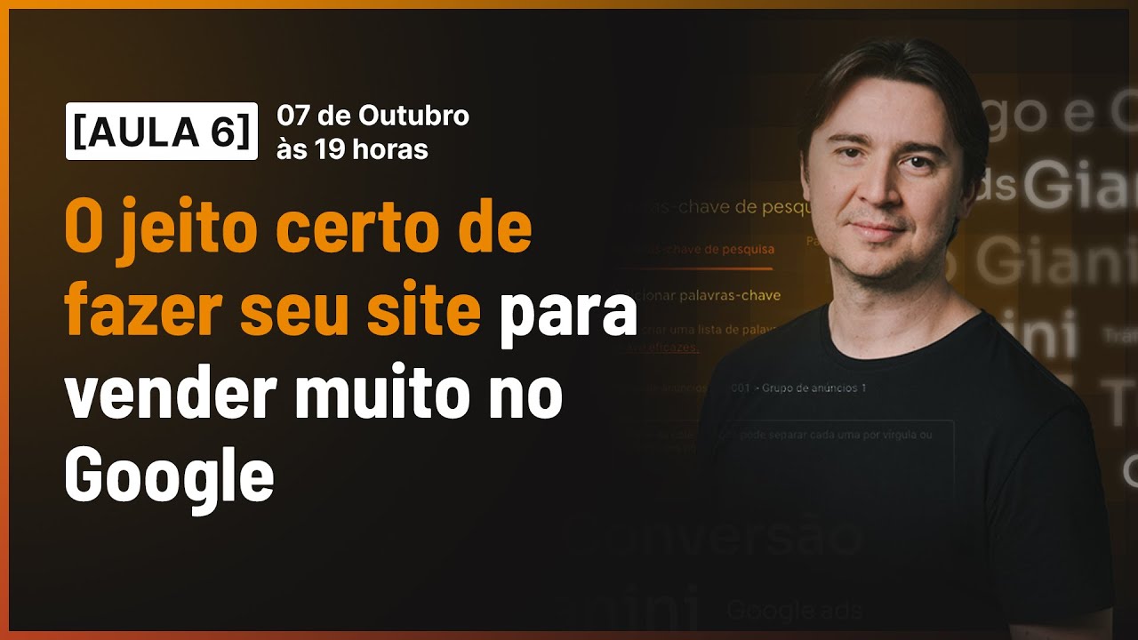 CURSO DE PALAVRA-CHAVE AULA 06 - O JEITO CERTO DE FAZER SEU SITE PARA VENDER MUITO NO GOOGLE