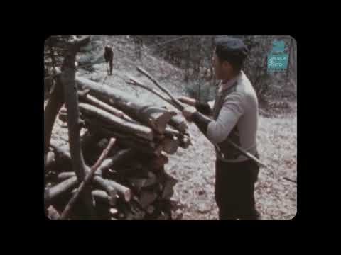 I mestieri di una volta: "Boscaiolo, fabbro, moleta, funaiolo" - 1978 - filmato storico