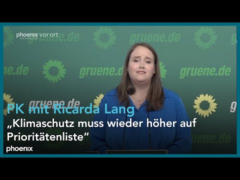 Die Grünen: Pressekonferenz mit Ricarda Lang zu aktuellen Themen | 16.09.24