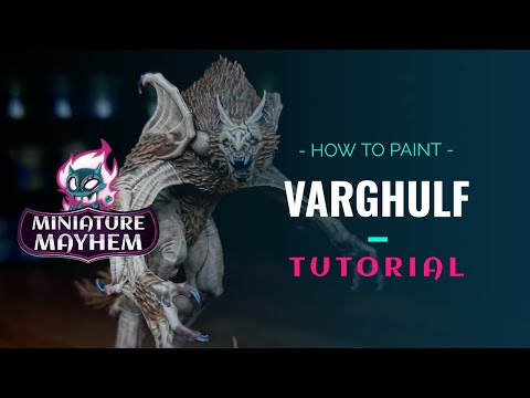How To Paint Vargskyr Varghulf! Flesh Eater Courts Painting Tutorial