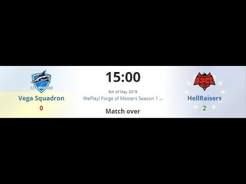 Vega Squadron vs HellRaisers Highlights (0:2) WePlay! Forge of Masters Season 1 Finals (05.04.2019)