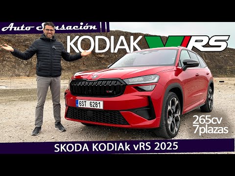 Prueba Skoda Kodiaq vRS 2025 – Familia contenta  y diversión para el conductor en un solo SUV.